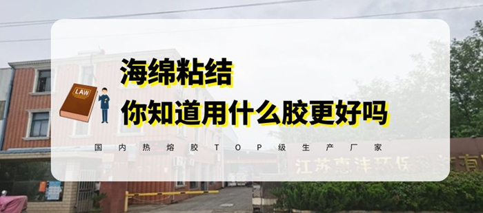 惠洋胶粘揭秘海绵类材料粘结如何选择热熔胶网膜